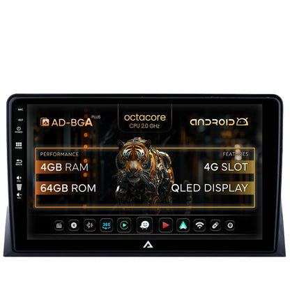 Navigatie VW Multivan T5 (2003-2015), Android, A-Octacore / 4GB RAM + 64GB ROM, 9 Inch - AD-BGA9004+AD-BGRKIT025T5