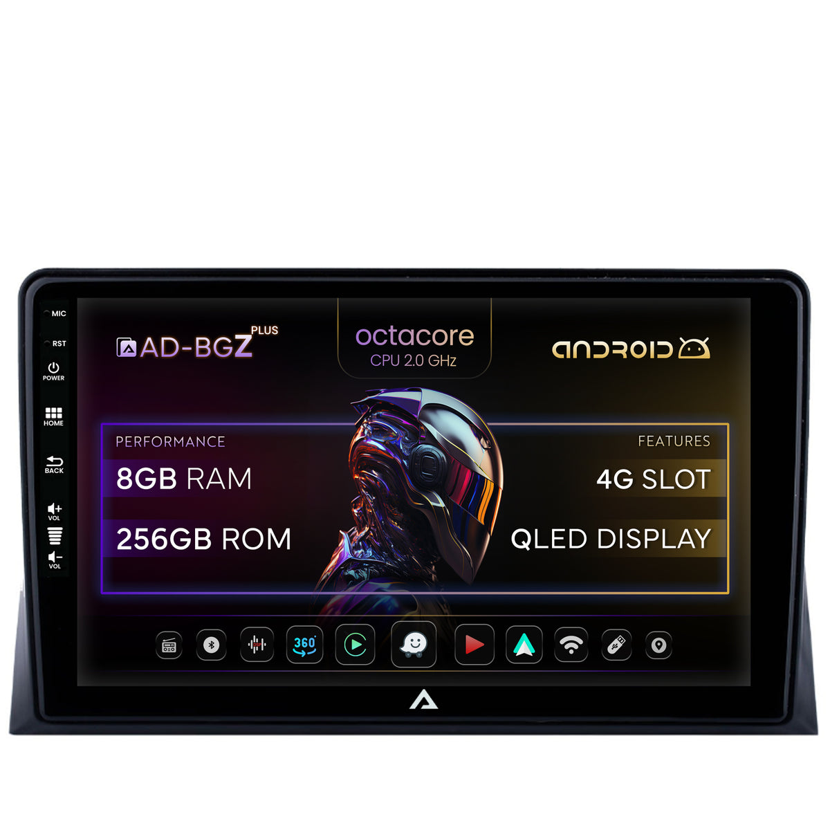 Navigatie VW Multivan T5 (2003-2015), Android, Z-Octacore / 8GB RAM + 256GB ROM, 9 Inch - AD-BGZ9008+AD-BGRKIT025T5