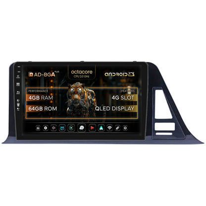 Navitatie Toyota C-HR (2016-2020), Android, A-Octacore / 4GB RAM + 64GB ROM, 9 Inch - AD-BGA9004+AD-BGRKIT073
