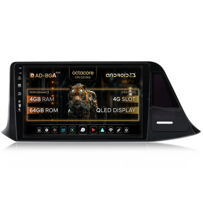 Navitatie Toyota C-HR (2016-2020), Android, A-Octacore / 4GB RAM + 64GB ROM, 9 Inch - AD-BGA9004+AD-BGRKIT074