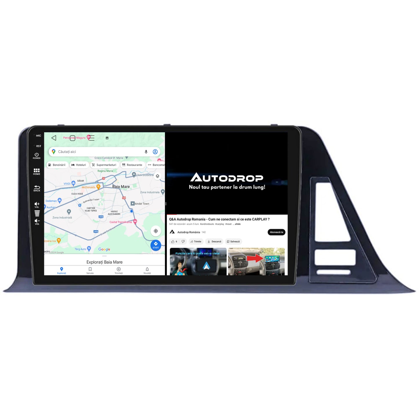Navitatie Toyota C-HR (2016-2020), Android, A-Octacore / 4GB RAM + 64GB ROM, 9 Inch - AD-BGA9004+AD-BGRKIT073