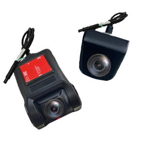 [Pachet] Cameră auto video marșarier cu infraroșu - AD-BGCM3 + Cameră trafic DVR, afișaj live pe multimedia și înregistrare pe SD - AD-BGCMDVR2