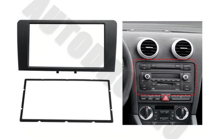 Rama Adaptoare Audi A3 pentru Multimedia 2DIN Universale/MP5 - AD-BGRAU0112DIN